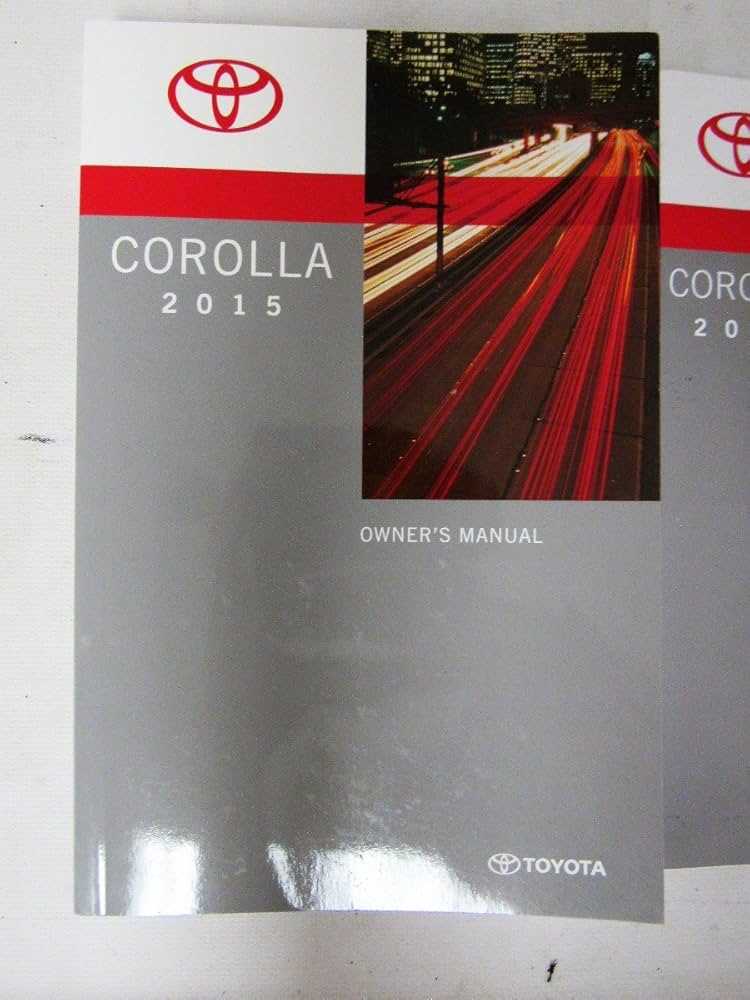 2015 toyota corolla repair manual