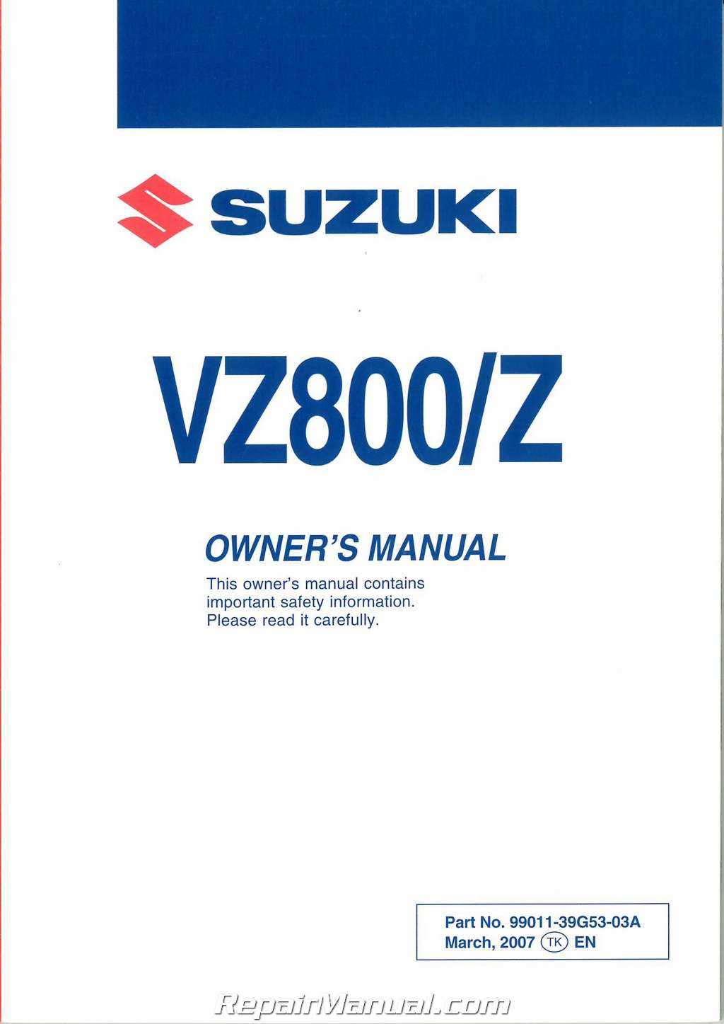 suzuki boulevard m50 repair manual