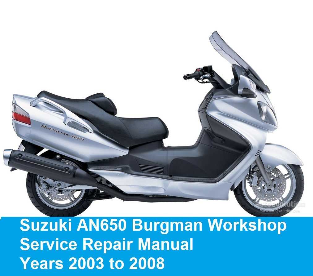 suzuki burgman 650 repair manual