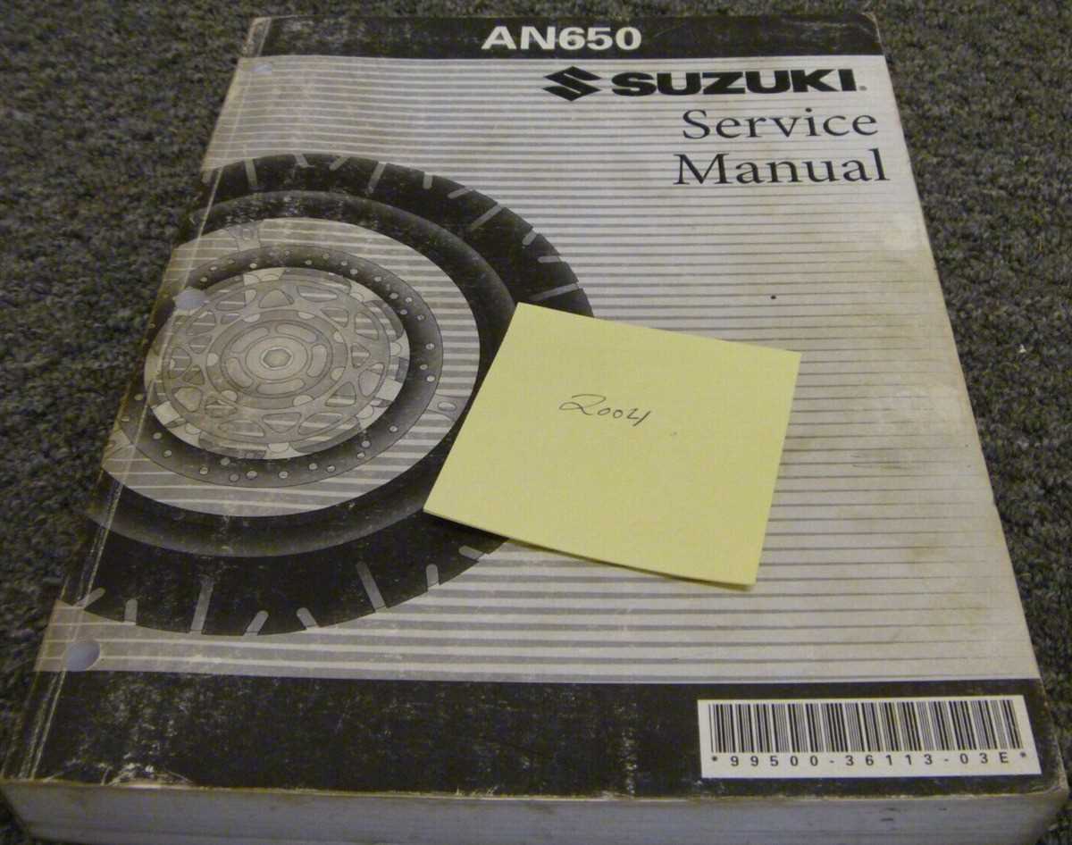 suzuki burgman 650 repair manual