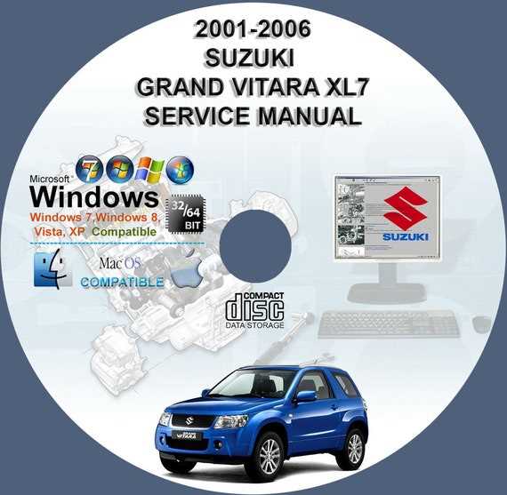 suzuki grand vitara 2006 to 2008 service workshop repair manual