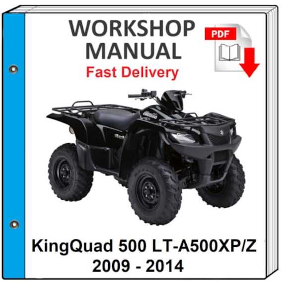 suzuki king quad repair manual