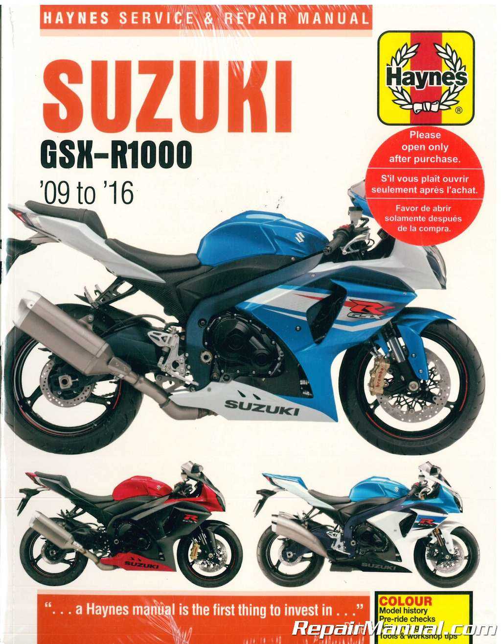 suzuki motorcycle repair manuals