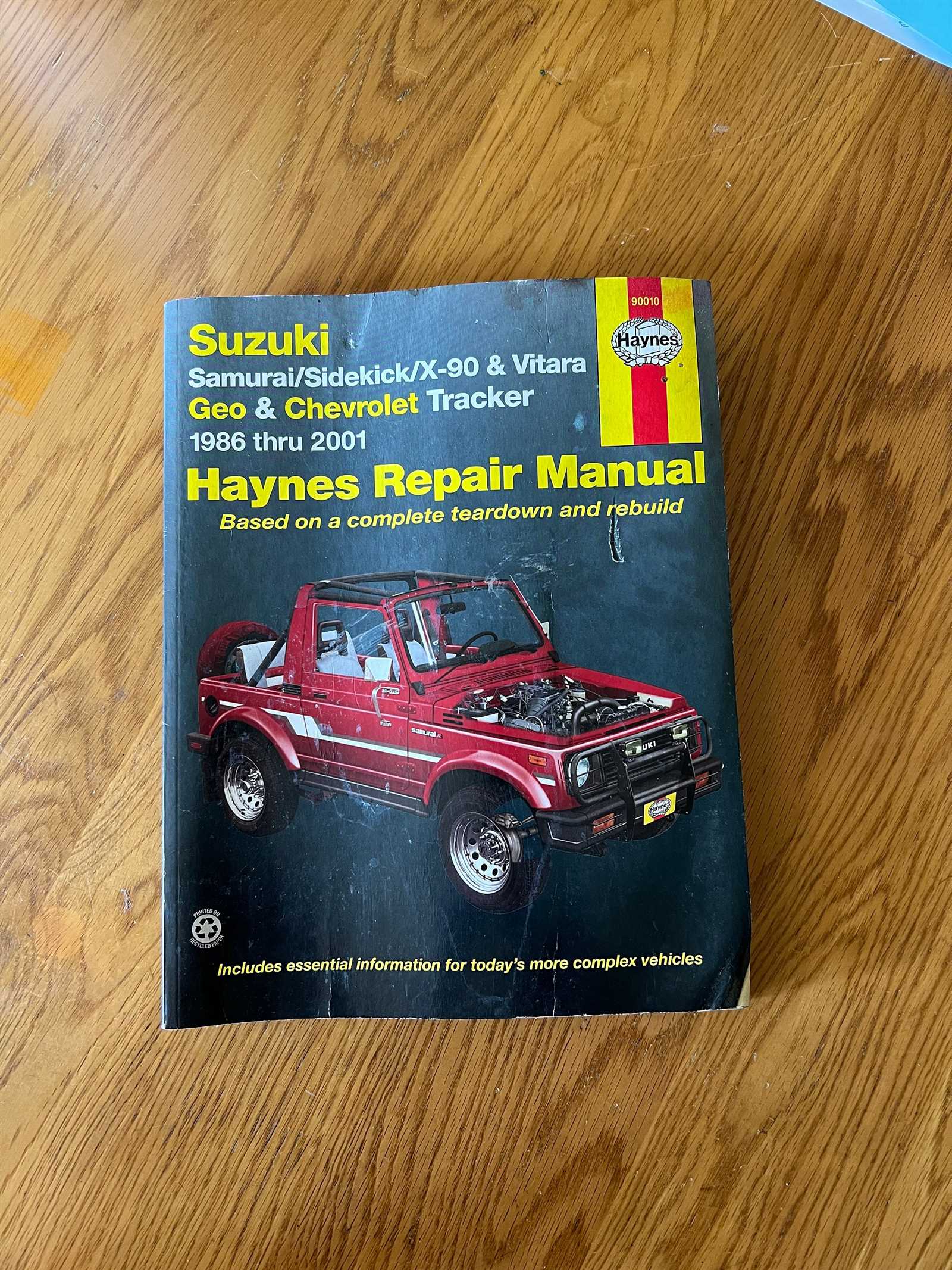 suzuki samurai repair manual