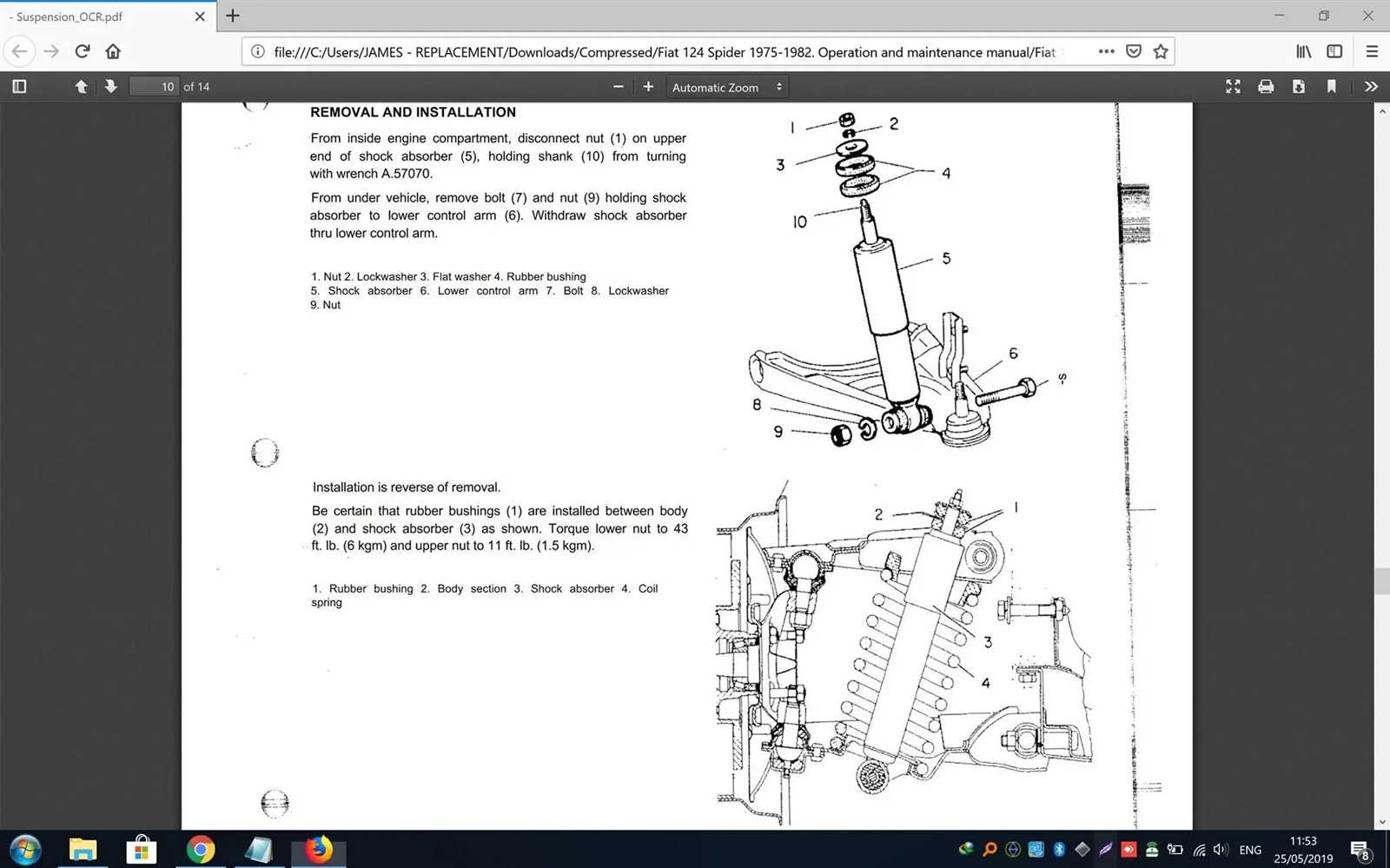 fiat 124 spider repair manual