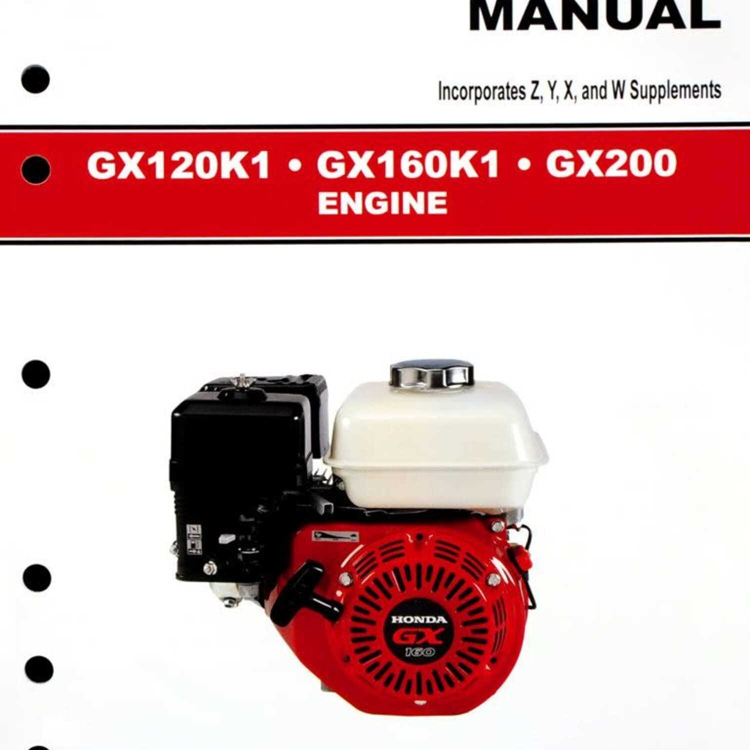 honda gx120 repair manual