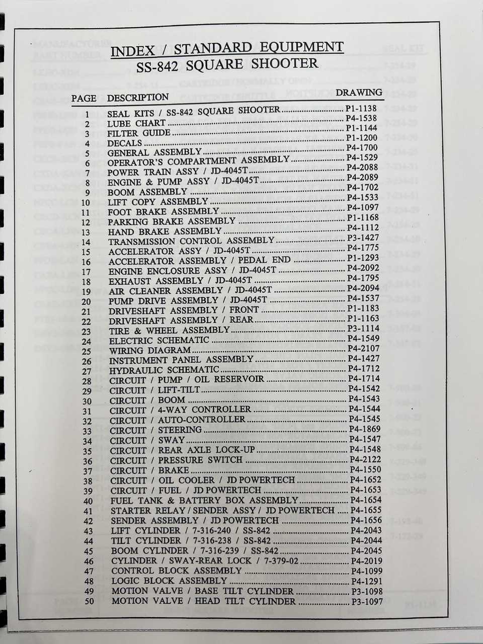 terex ss842 repair manual