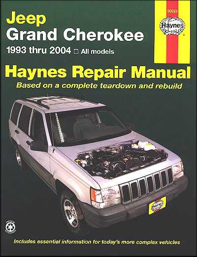 repair manual 2004 jeep grand cherokee