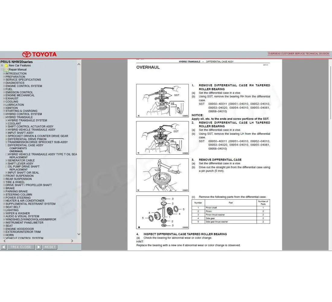 2005 prius repair manual