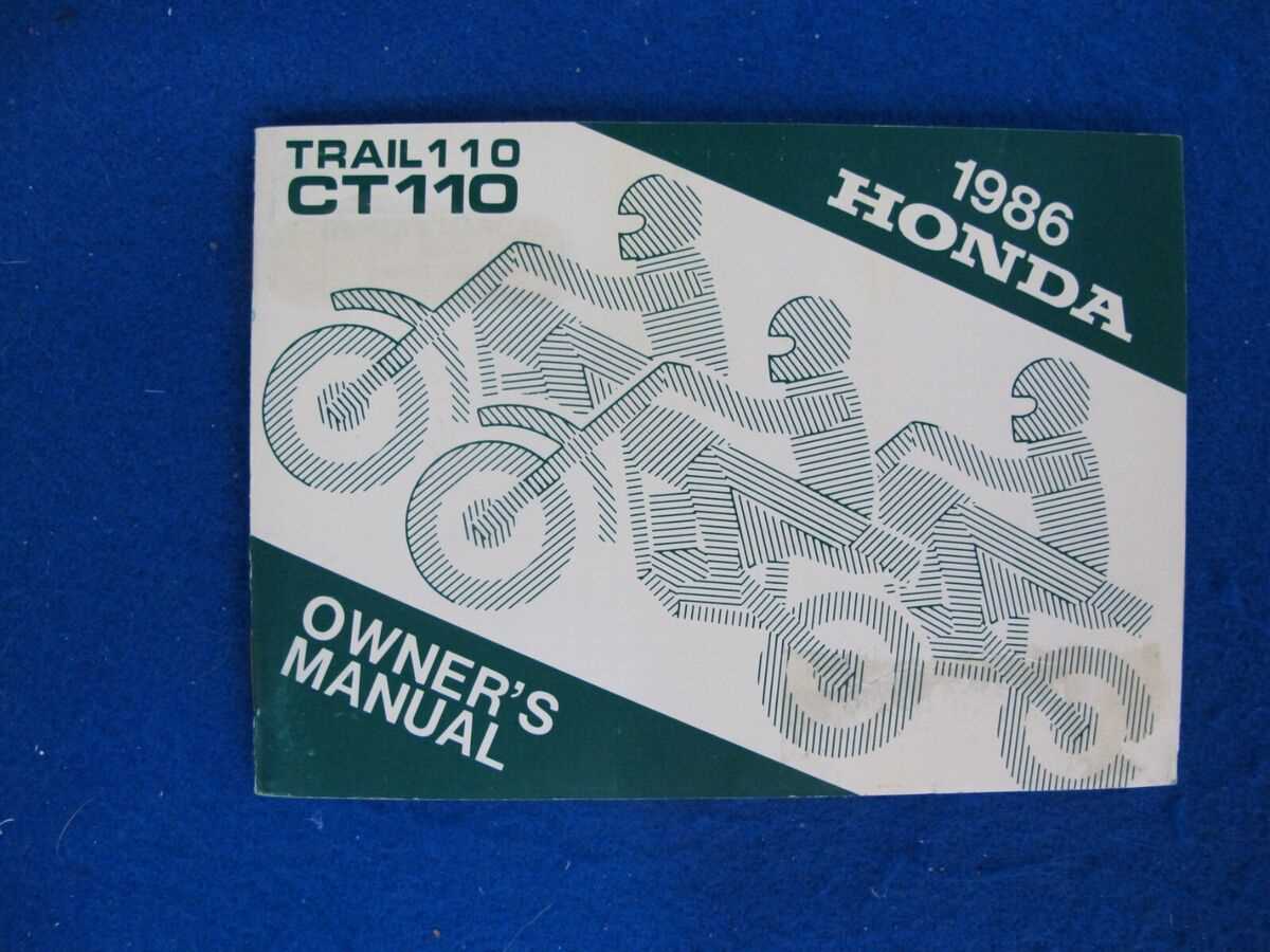 1984 honda ct110 repair manual