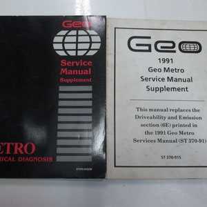 1993 geo metro repair manual