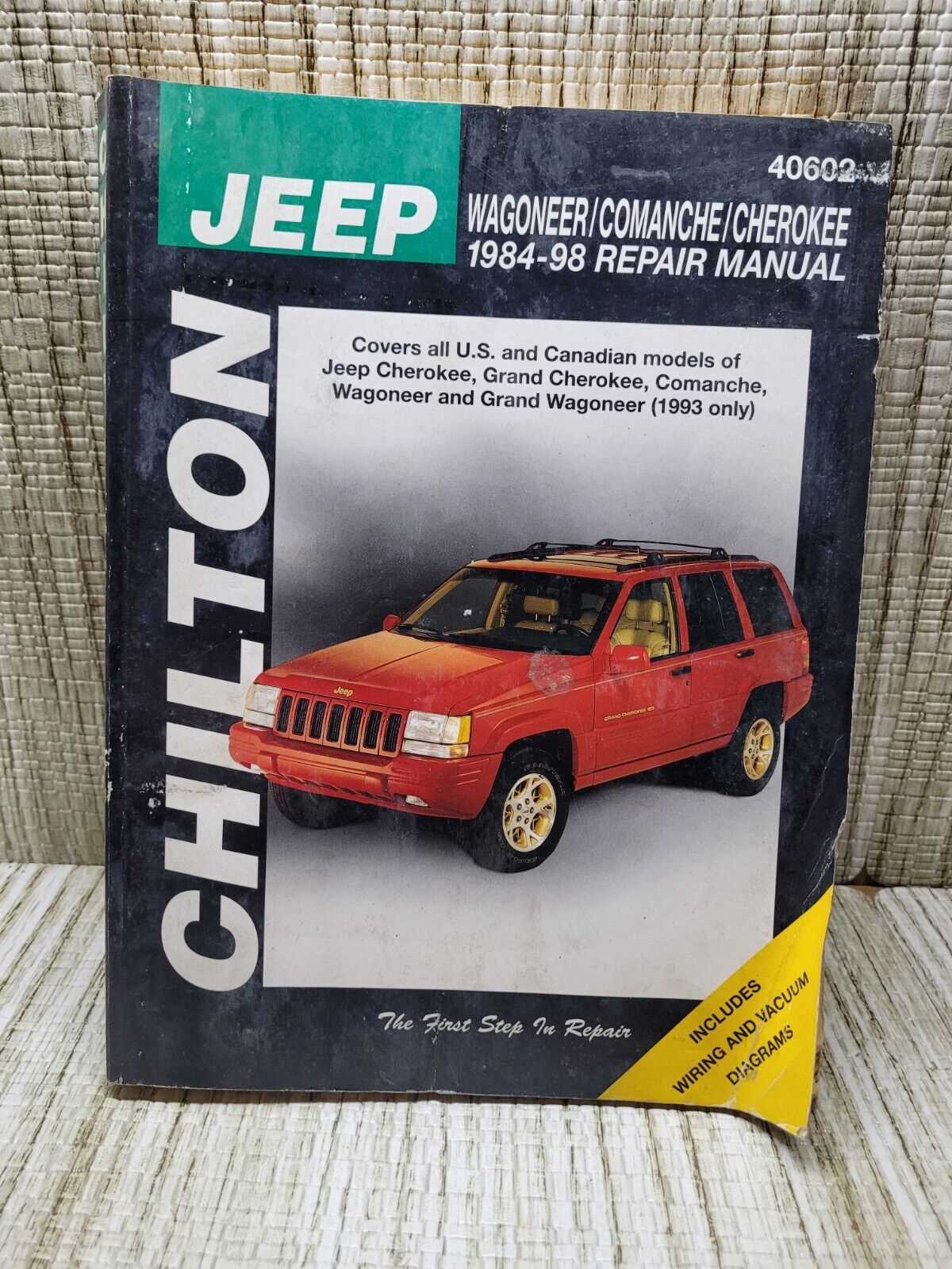 1998 jeep cherokee repair manual