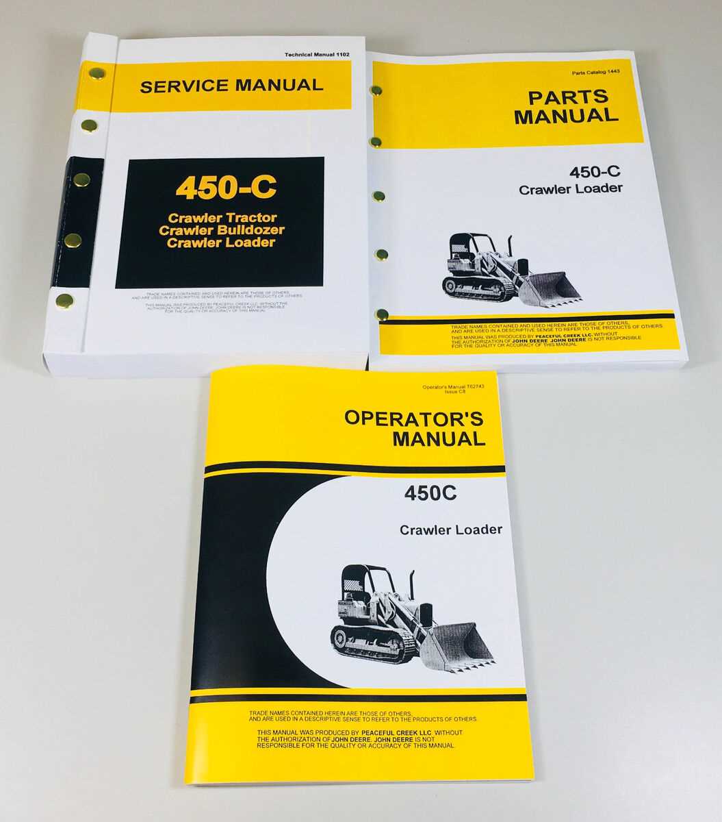 john deere 450c dozer repair manual