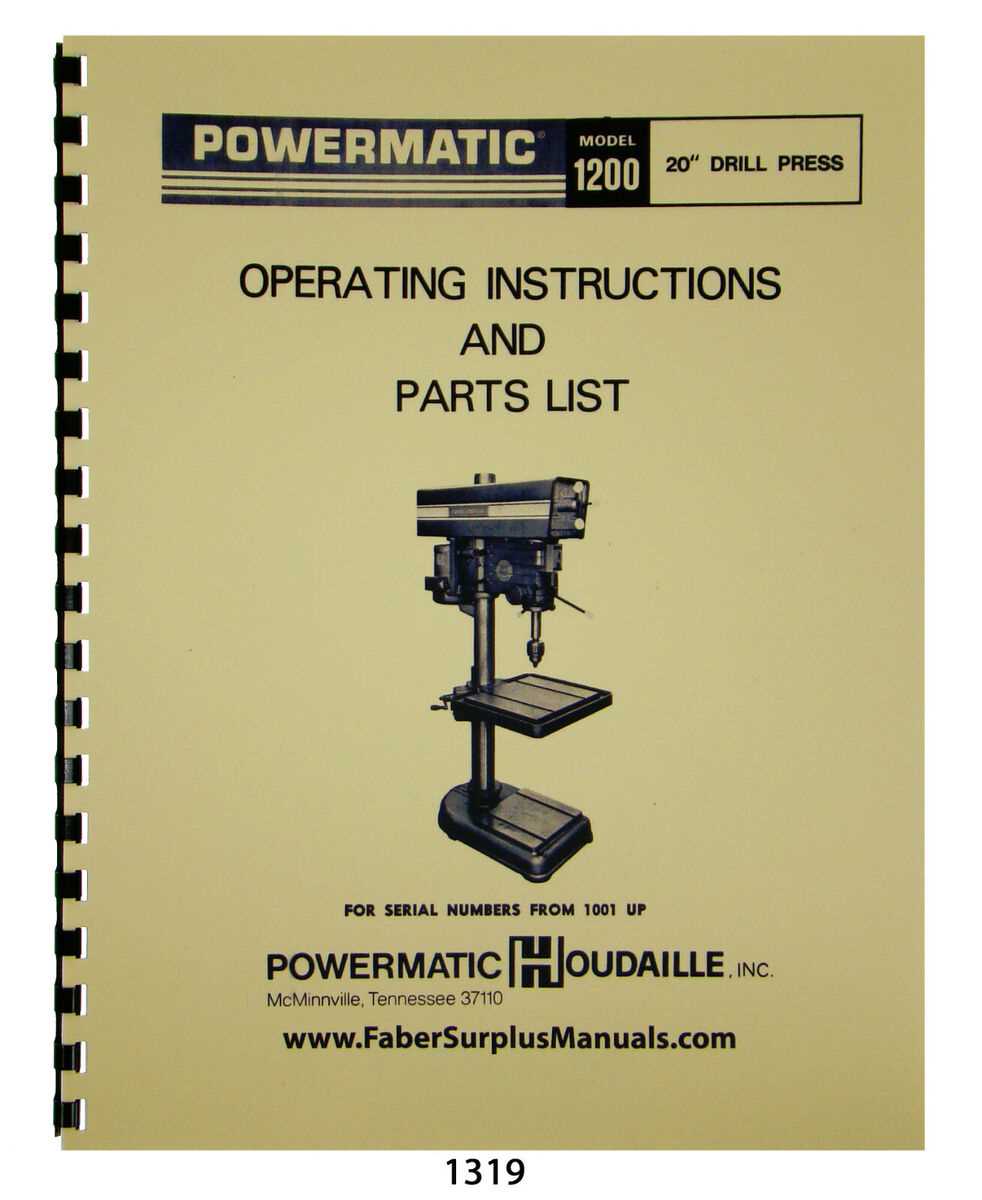 powermatic 3 repair manual