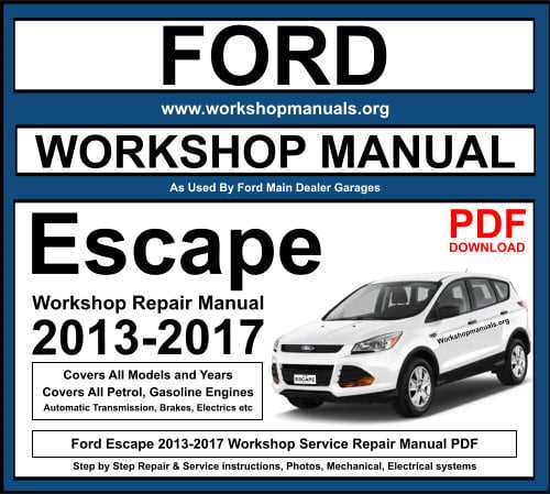 2011 ford escape repair manual