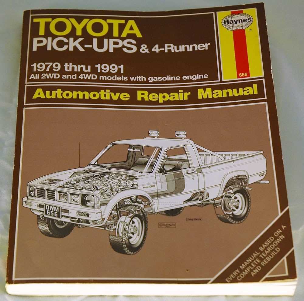 91 toyota pickup repair manual