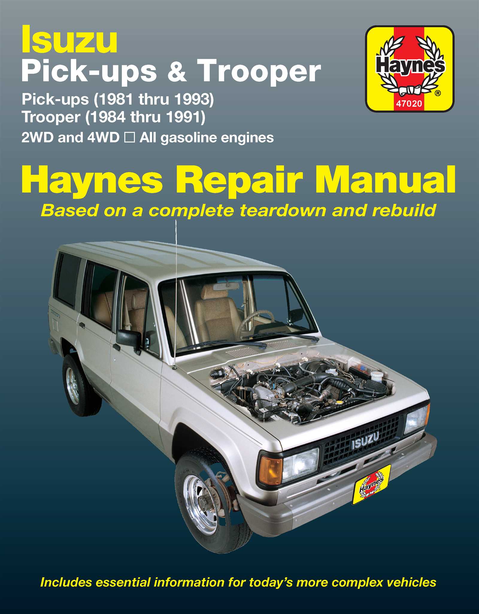 1996 isuzu trooper repair manual