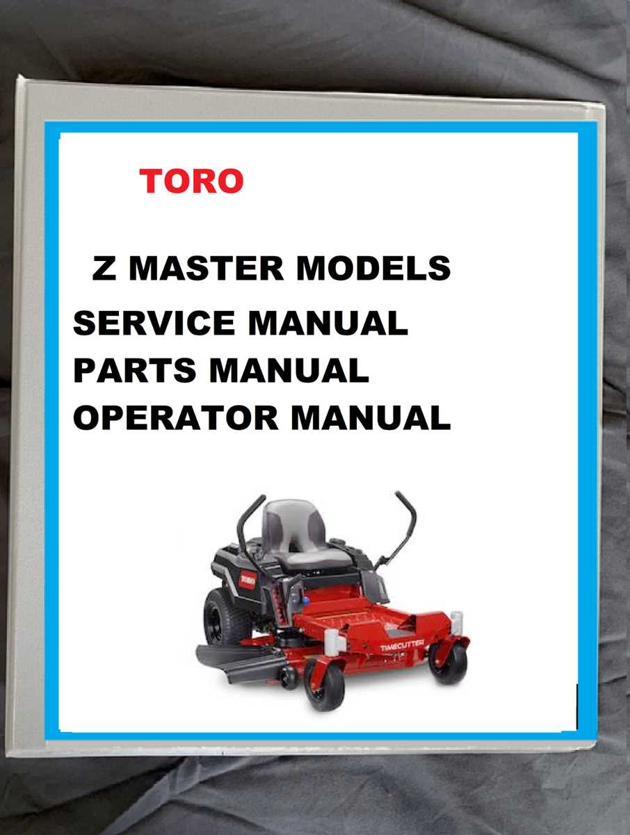 toro zero turn repair manual