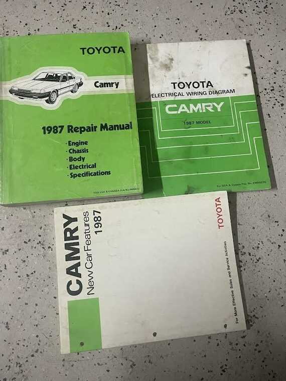 toyota camry 1987 repair manual