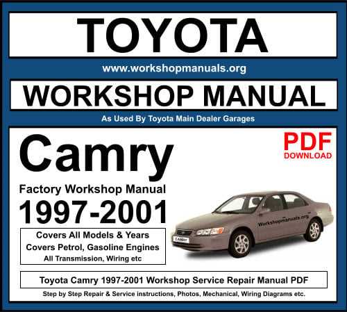 toyota camry 1997 repair manual