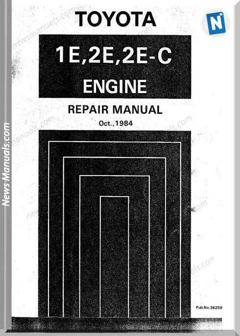 toyota engine repair manual