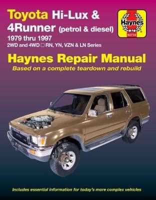 toyota hilux repair manual