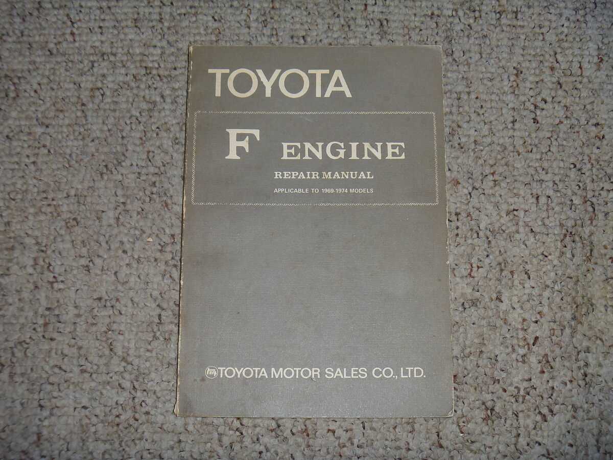 toyota land cruiser 2f engine repair manual