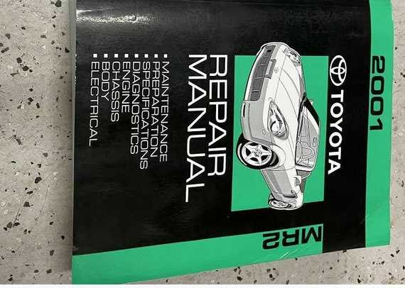 toyota mr2 repair manual