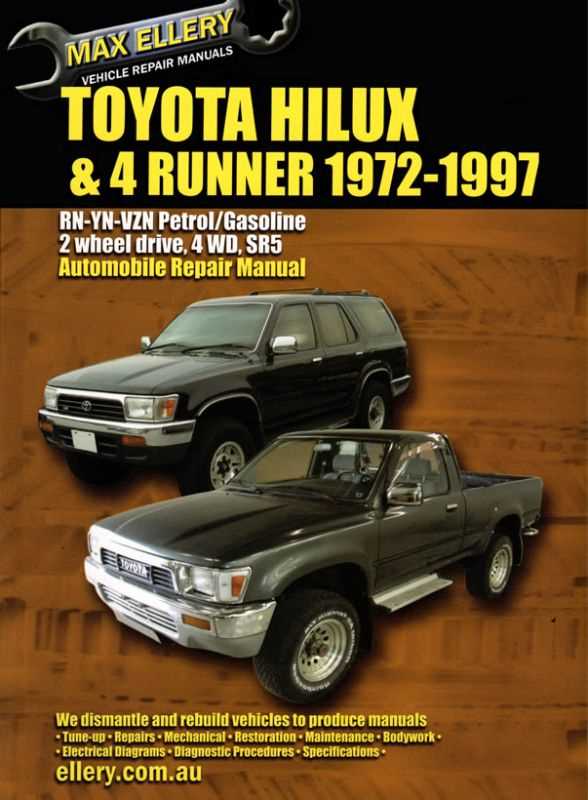 toyota pickup repair manual