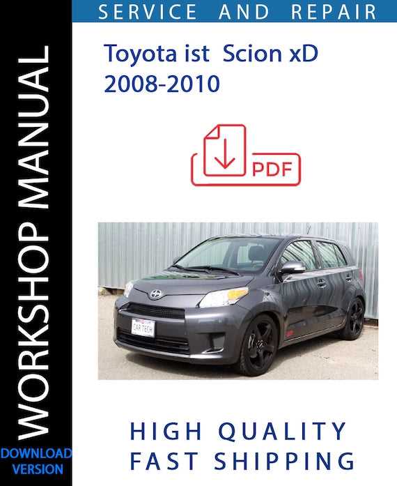 toyota scion repair manual