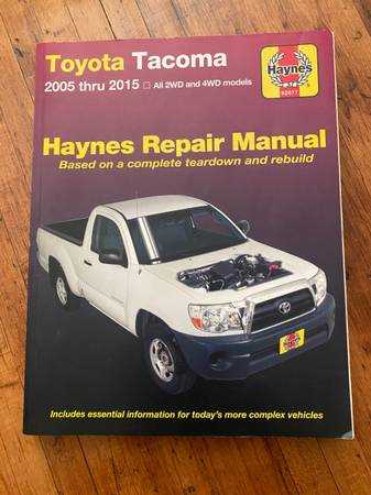 toyota tacoma 2005 repair manual