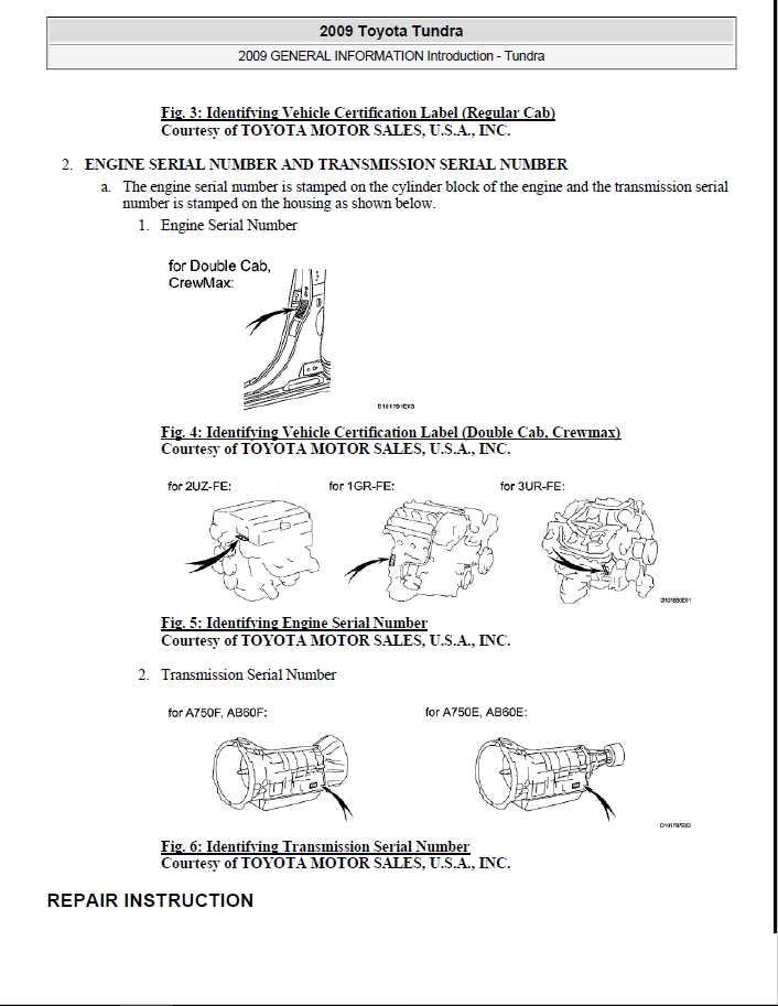 toyota tundra repair manual