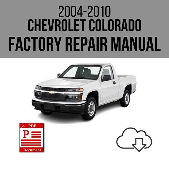 2004 chevy colorado repair manual