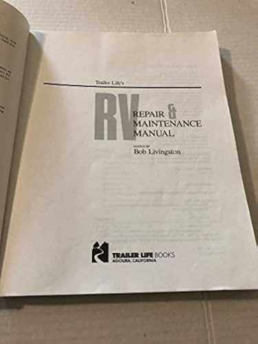 trailer life rv repair and maintenance manual