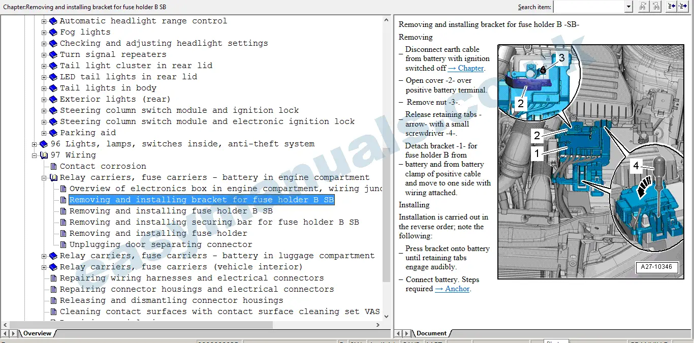 transit connect repair manual