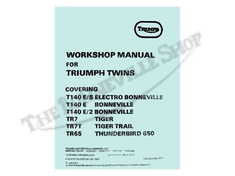 triumph tiger repair manual