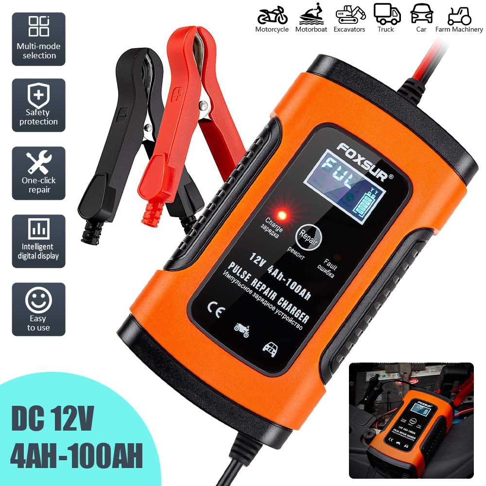 foxsur pulse repair battery charger user manual