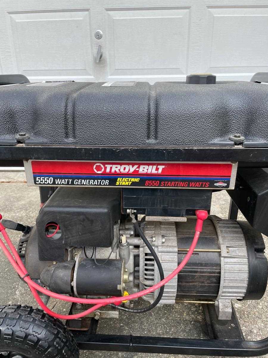 troy bilt generator 5550 repair manual