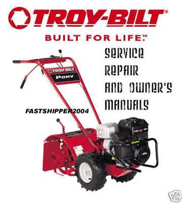 troy bilt tiller repair manual