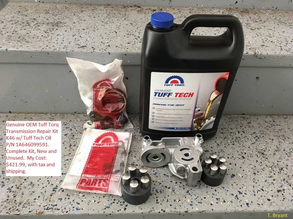 tuff torq k46 repair manual