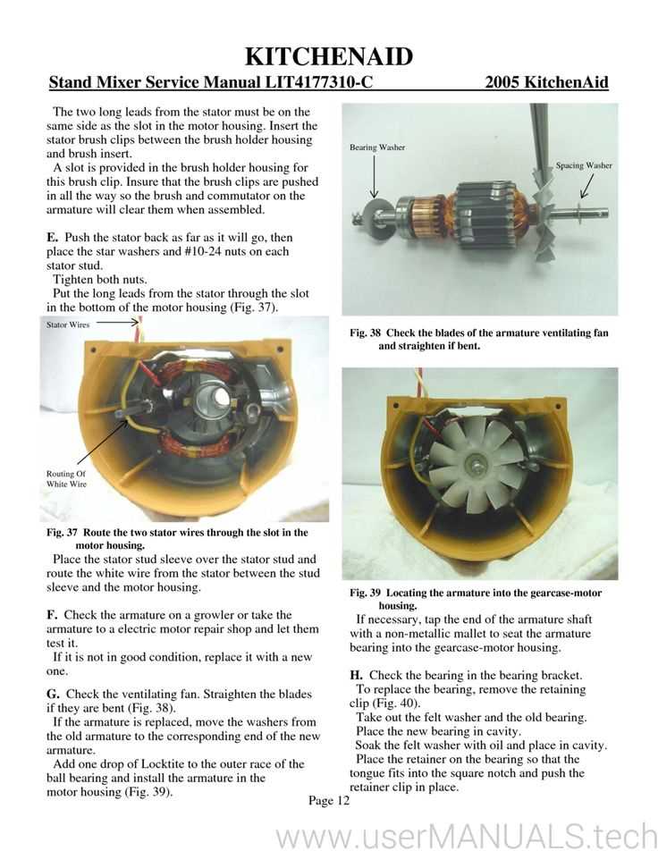 kitchenaid mixer manual repair