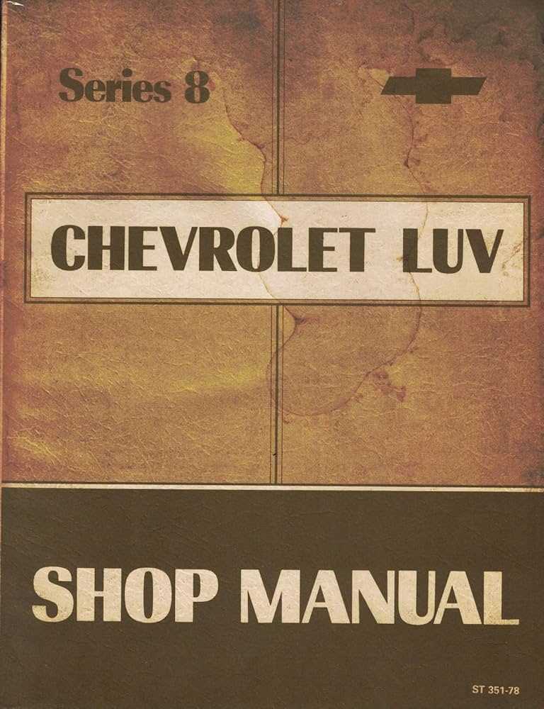 chevy luv repair manual