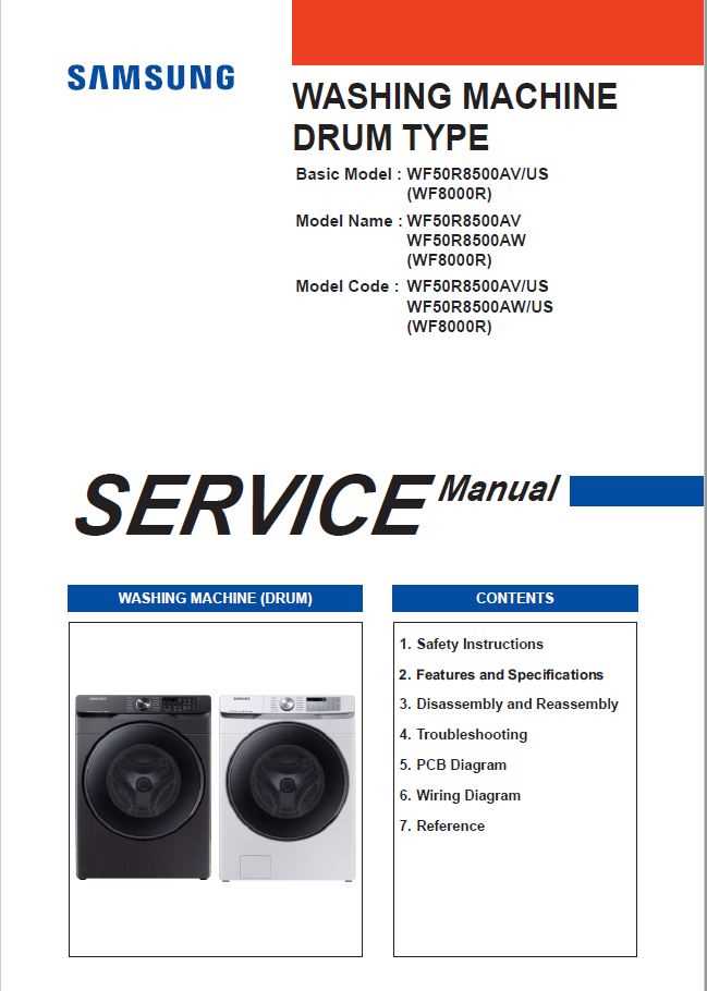 samsung top load washer repair manual