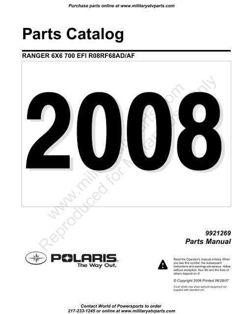 polaris ranger 700 repair manual