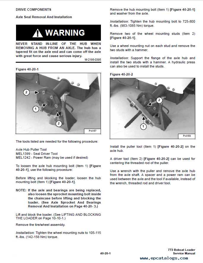 bobcat 773 repair manual