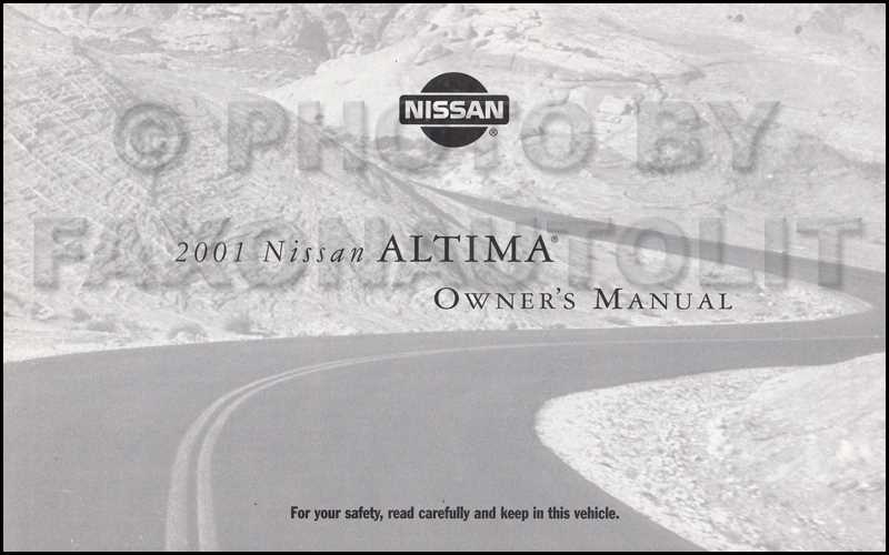 2001 nissan altima repair manual