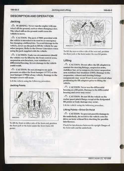 2006 lincoln ls repair manual