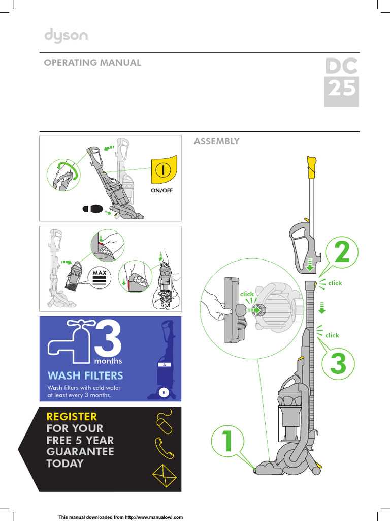 dyson dc25 repair manual