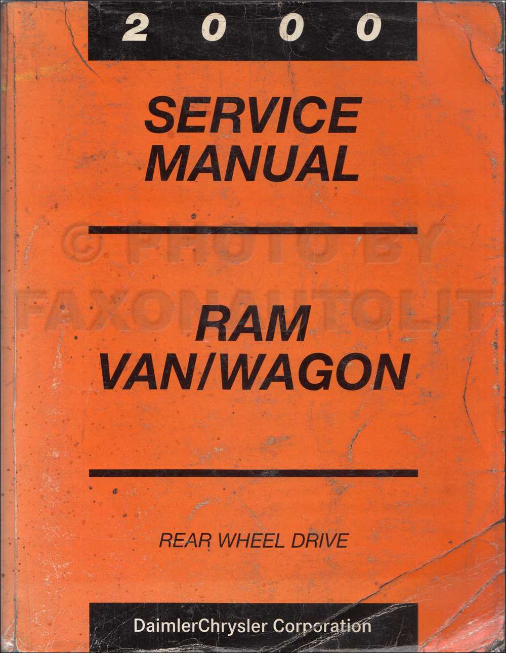 2000 dodge ram van 1500 repair manual