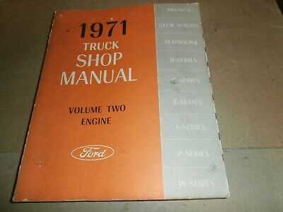 1971 ford f100 repair manual